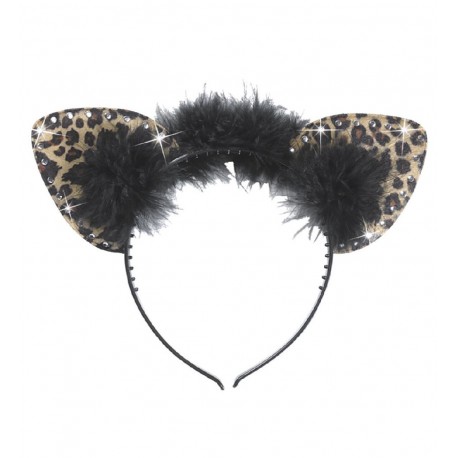 DIADEMA OREJAS LEOPARDO 