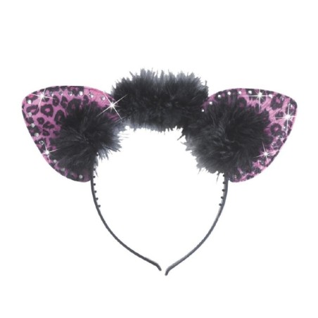 DIADEMA OREJAS LEOPARDO GLAMOUR