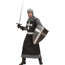 DISFRAZ DE SOLDADO CRUZADO MEDIEVAL ADULTO 2