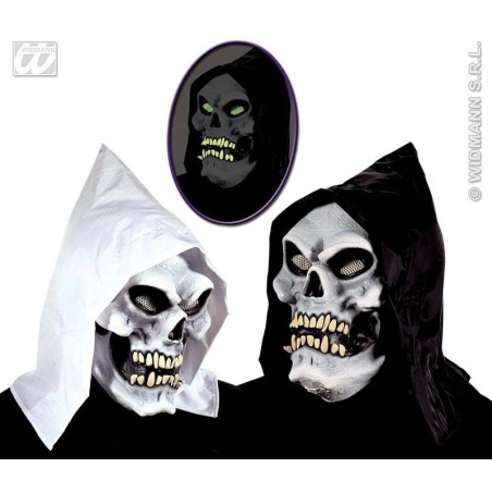 CARETA CALAVERA CON CAPUCHA                       