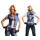 CAMISETA MOTORBIKER MANGA CORTA MUJER