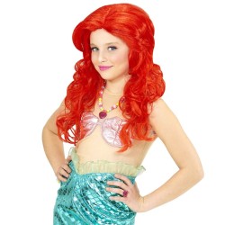 PELUCA ROJA SIRENA INFANTIL 2