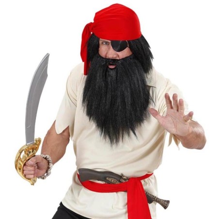 PELUCA PIRATA CON BARBA 