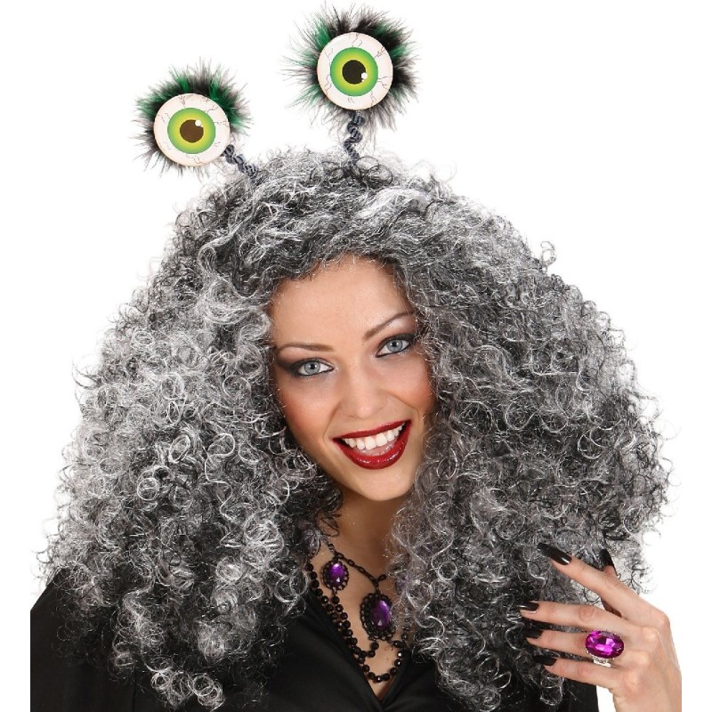 DIADEMA OJOS CON PLUMAS