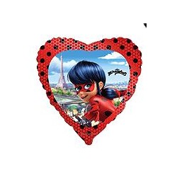 GLOBOS FOIL LADY BUG CORAZON