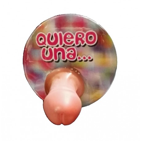 CHAPA "QUIERO UNA"