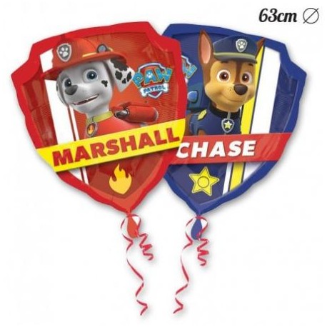 GLOBOS FOIL PATRULLA CANINA CHASE Y MARSHALL