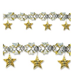 GUIRNALDA FELIZ AÑO ORO                            2