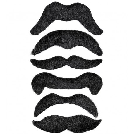 BIGOTES PIRATA SET 6 UND