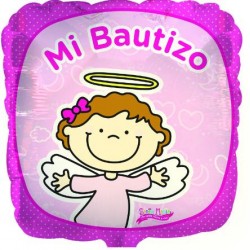 GLOBOS FOIL MI BAUTIZO NIÑO O NIÑA