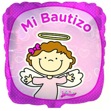 GLOBOS FOIL MI BAUTIZO NIÑO O NIÑA