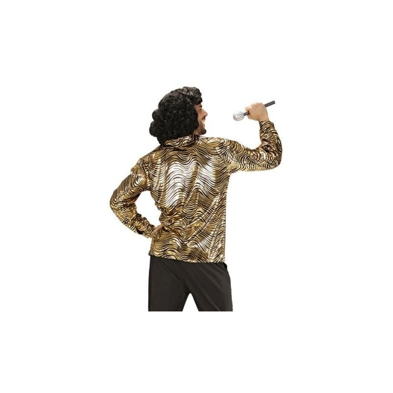 CAMISA DISCO FEVER DORADA                    