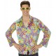 CAMISA FLORES HIPPIE TERCIOPELO 