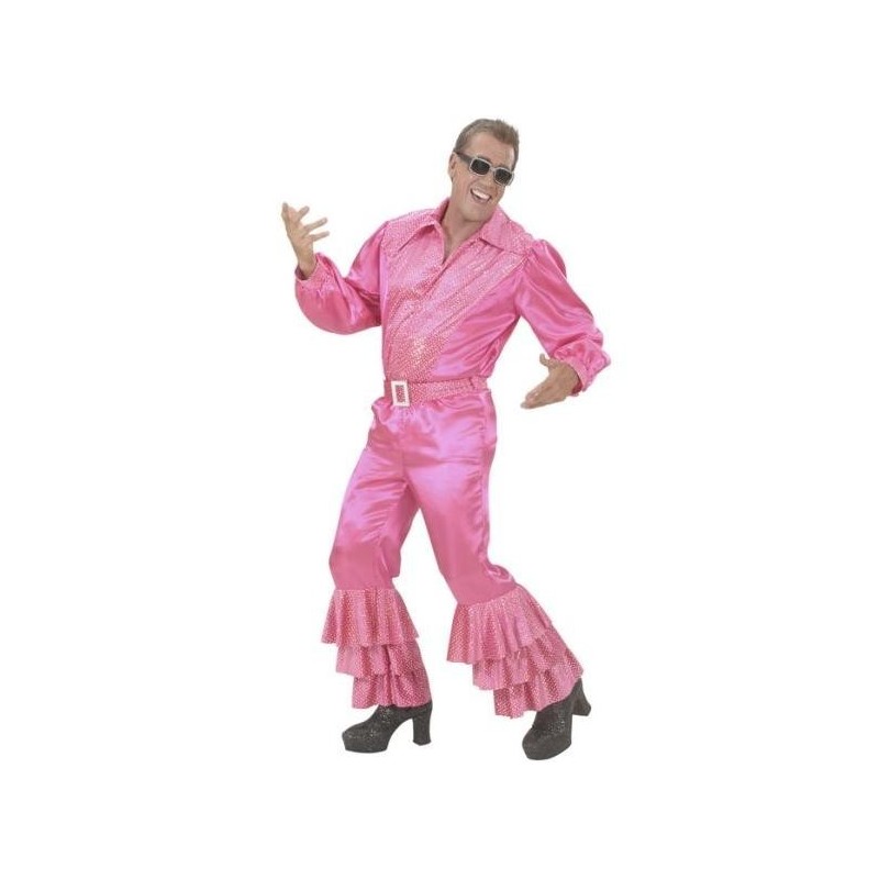 PANTALÓN DE RASO CON VOLANTES Y CINTURÓN COLORES