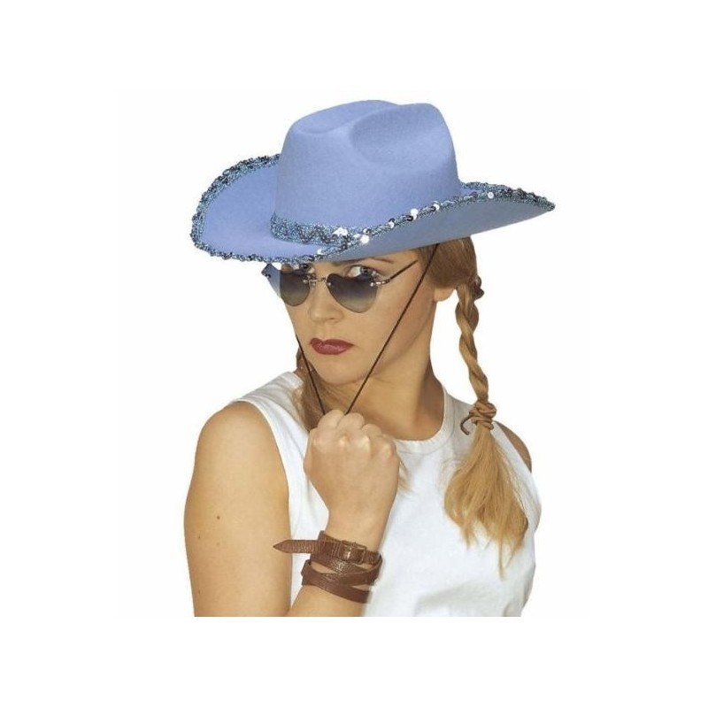 SOMBRERO VAQUERO FASHION CON LENTEJUELAS