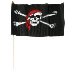 BANDERA PIRATA 46X32CM