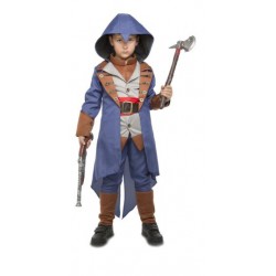 DISFRAZ DE ASSASSINS CREED AZUL INFANTIL 