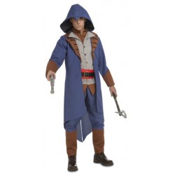 DISFRAZ DE ASSASSINS CREED AZUL ADULTO 