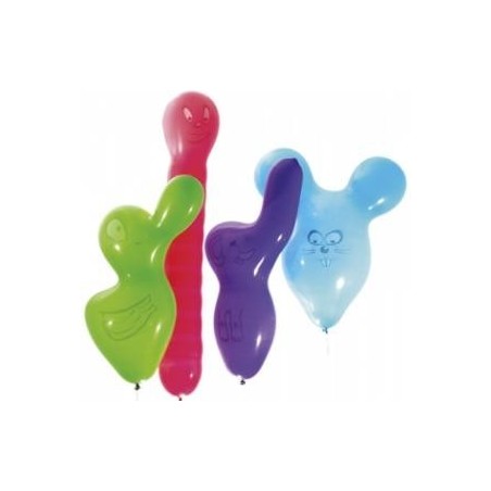 GLOBOS ANIMALES SURTIDOS 50 UNIDADES 