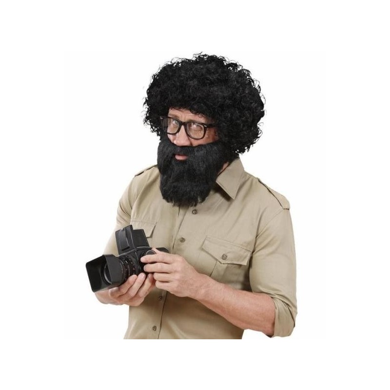 BARBA CON BIGOTE NEGRA