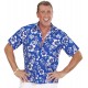 CAMISA HAWAIANA AZUL 