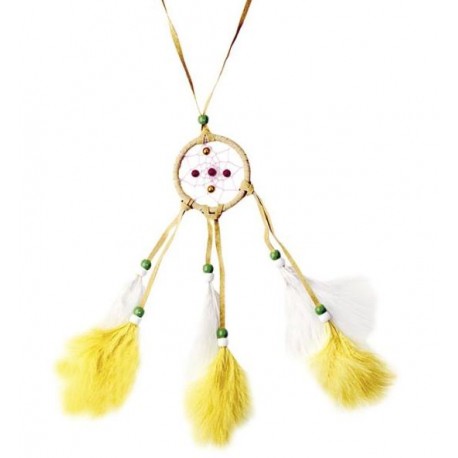 COLLAR INDIA PLUMAS 