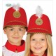 SOMBRERO MAJORETTE ROJO INFANTIL 