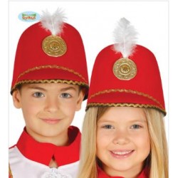 SOMBRERO MAJORETTE ROJO INFANTIL 