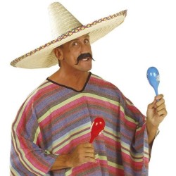 SOMBRERO MEJICANO PAJA 65 CM 2