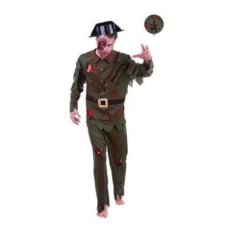 DISFRAZ DE GUARDIA CIVIL ZOMBIE ADULTO