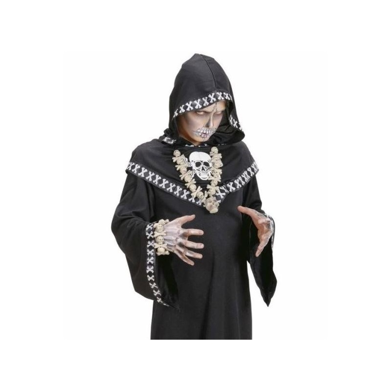 PULSERA CALAVERA CON HUESOS