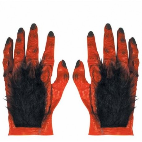 MANOS GIGANTES PELUDAS DE DIABLO