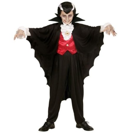 CAPA NEGRA VAMPIRO CON CUELLO
