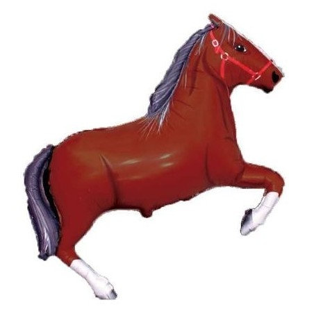 GLOBOS FOIL CABALLOS COLORES 