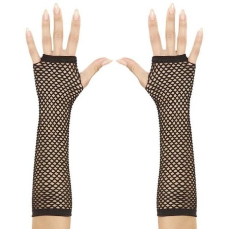 GUANTES NEGROS CALADOS