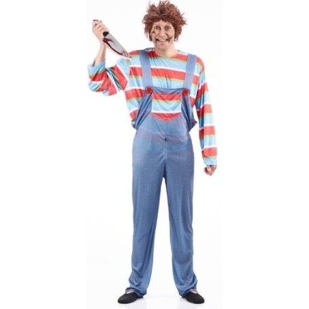 DISFRAZ DE CHUCKY EL MUÑECO DIABÓLICO ADULTO  