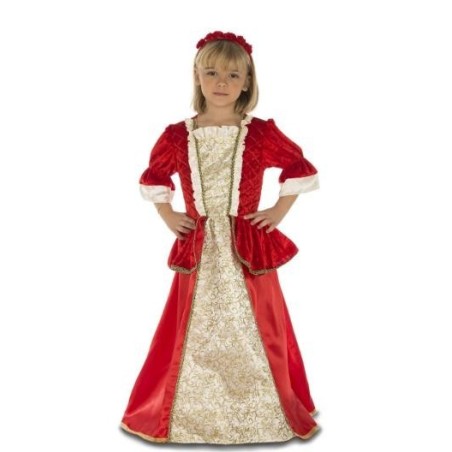 DISFRAZ DE PRINCESA ROJA INFANTIL