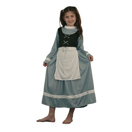 DISFRAZ DE PRINCESA CENICIENTA POBRE NIÑA