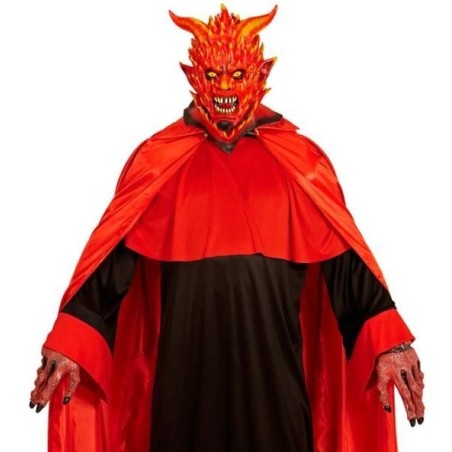 CARETA DIABLO EN LLAMAS ADULTO
