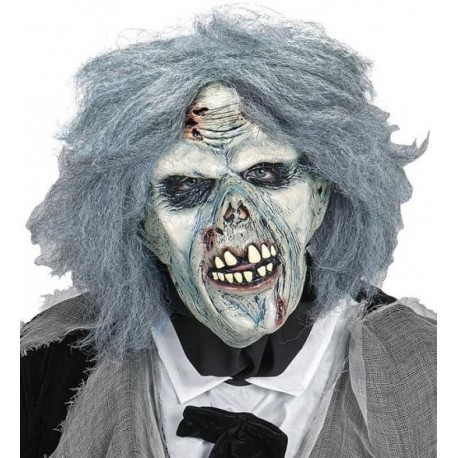 CARETA ZOMBIE CON PELO