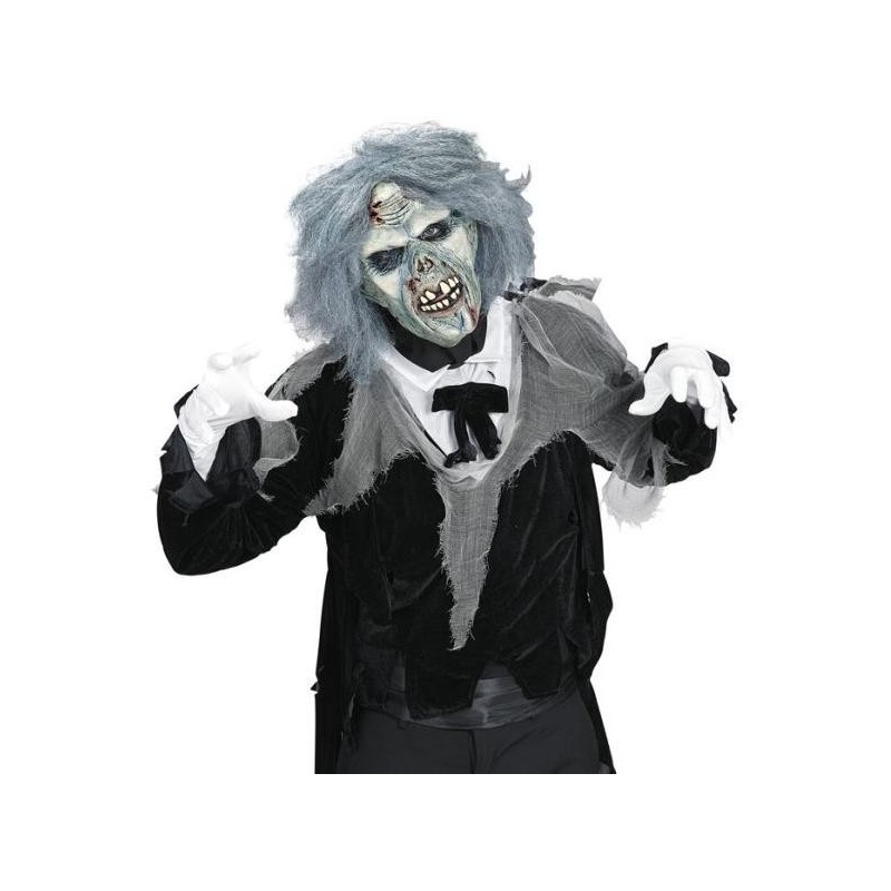 CARETA ZOMBIE CON PELO