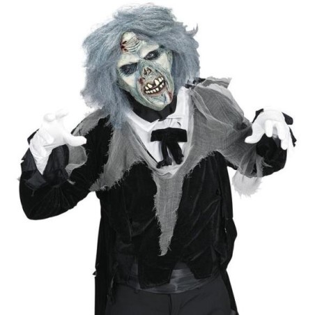 CARETA ZOMBIE CON PELO