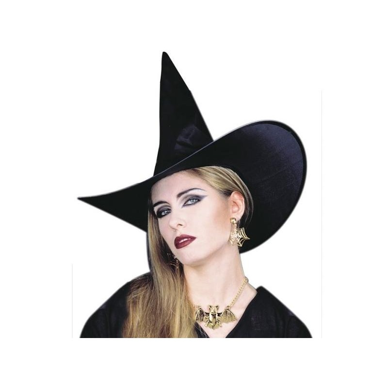 COLLAR MURCIÉLAGO Y PENDIENTES ARAÑAS 