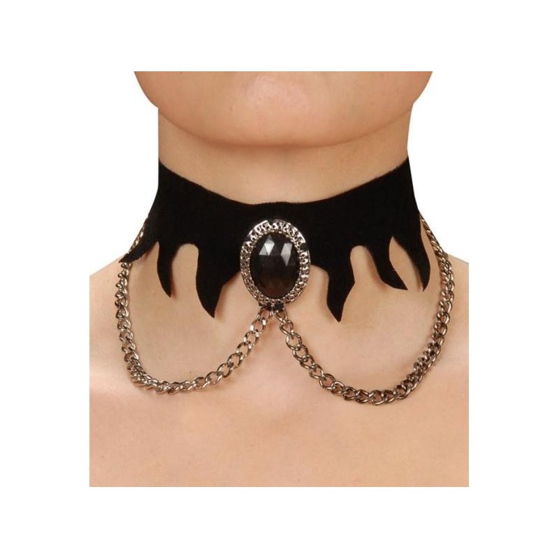 COLLAR GÓTICO DE TERCIOPELO
