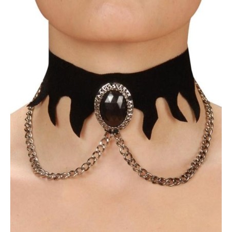 COLLAR GÓTICO DE TERCIOPELO