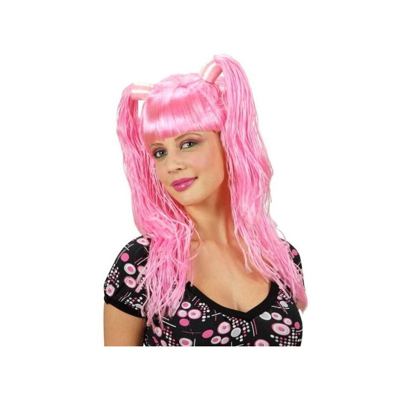 PELUCA CON COLETAS DE COLORES 