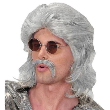 PELUCA Y BIGOTE HOMBRE AÑOS 70