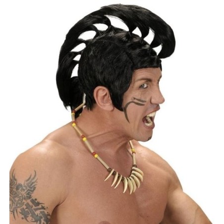 PELUCA CON CRESTA PUNK 