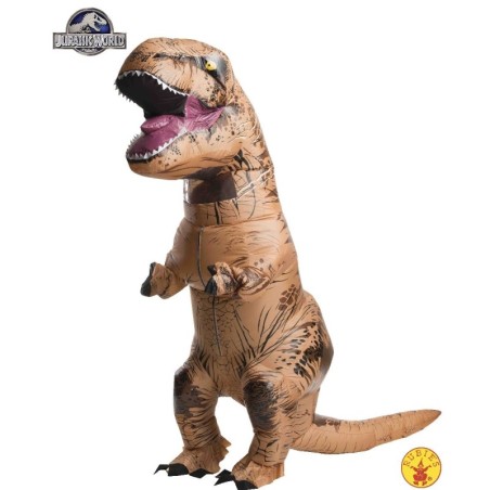 DISFRAZ DE DINOSAURIO T-REX HINCHABLE ADULTO  