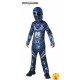 DISFRAZ DE POWER RANGER AZUL INFANTIL 